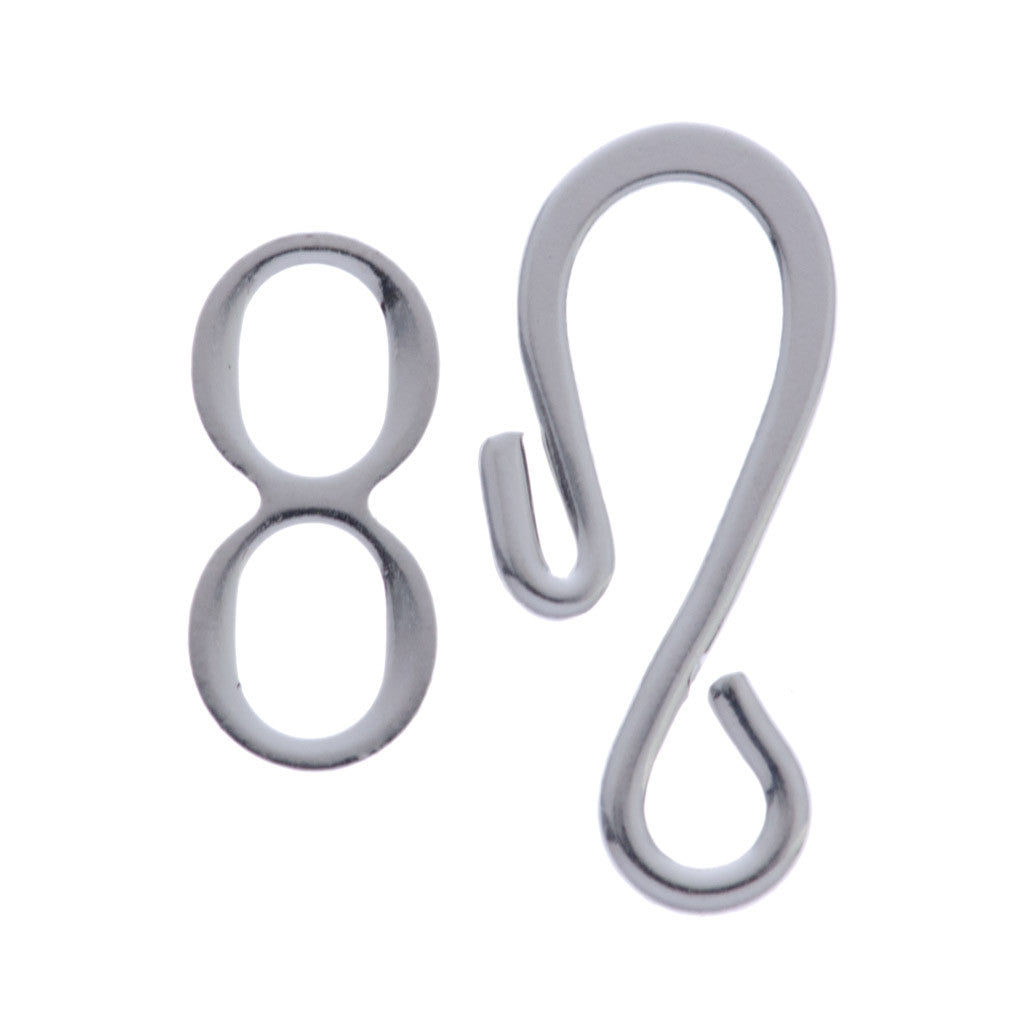 CH0505S - Hook and Eye : Silver (12)