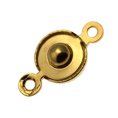 Gold Plated Ball and Socket 7x14mm Clasp