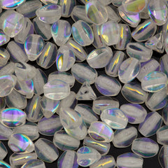 100 Czech Pinch Beads Crystal AB (00030AB)