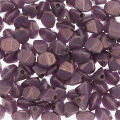 100 Czech Pinch Beads Purple Vega (02020E)