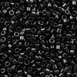 Miyuki Delica Seed Bead 11/0 Glossy Black 2-inch Tube DB10