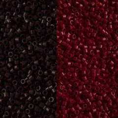 Miyuki Delica Seed Bead 11/0 Opaque Currant 2-inch Tube DB1134