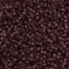 Miyuki Delica Seed Bead 15/0 Matte Transparent Dark Amethyst 5g DBS1264