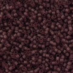 25g Miyuki Delica Seed Bead 11/0 Matte Transparent Dark Amethyst DB1264