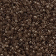 25g Miyuki Delica Seed Bead 11/0 Crystal Glazed Squirrel Grey DB1417