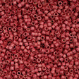 Miyuki Delica Seed Bead 11/0 Duracoat Galvanized Matte Light Cranberry 2-inch Tube DB1841F