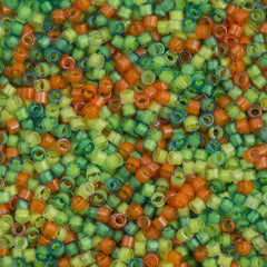 Miyuki Delica Seed Bead 11/0 Luminous St. Patty's Mix 2-inch Tube DB2066