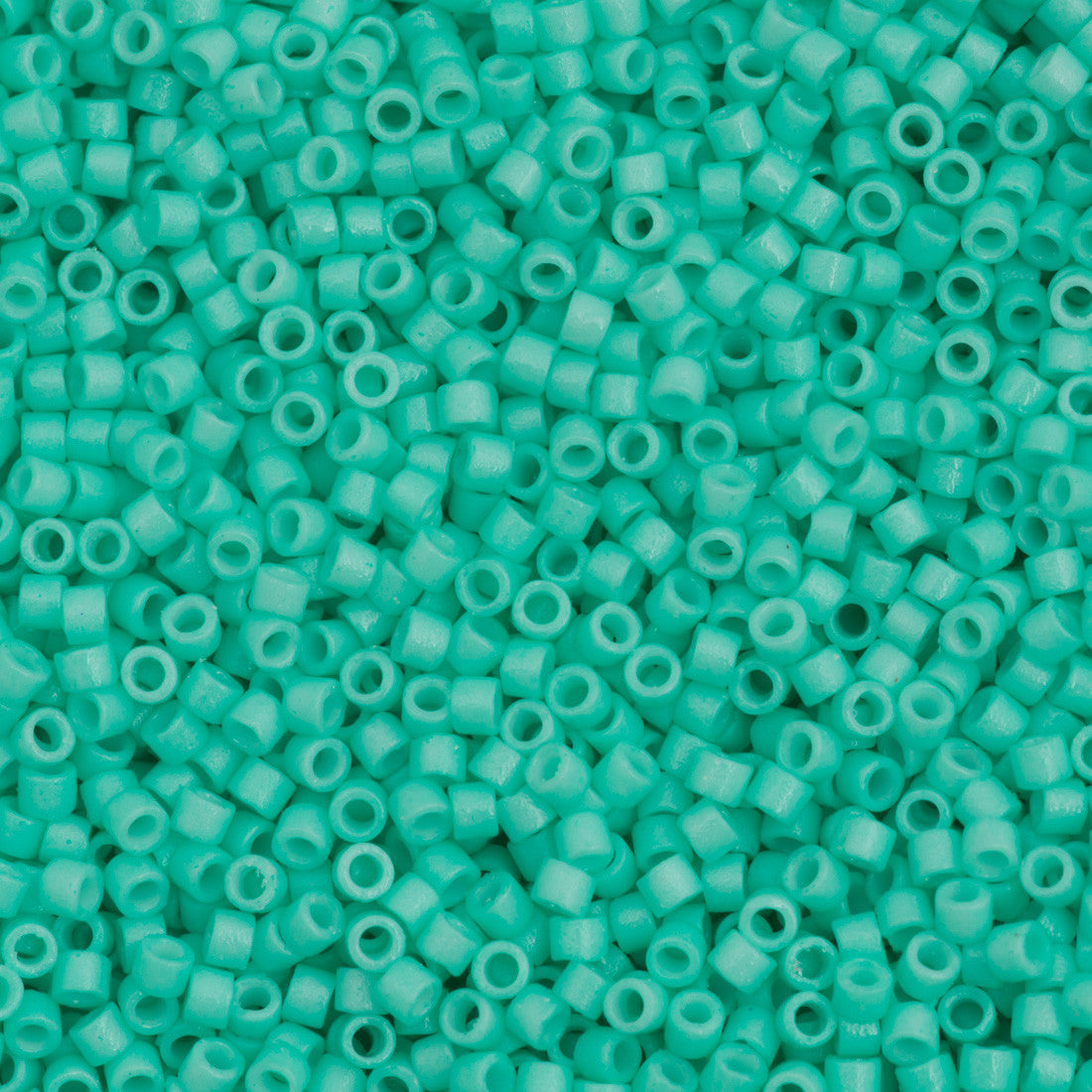 Miyuki Delica Seed Bead 11/0 Duracoat Dyed Opaque Catalina 2-inch Tube DB2122