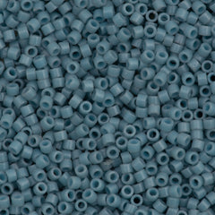 25g Miyuki Delica Seed Bead 11/0 Duracoat Dyed Opaque Moody Blue DB2129