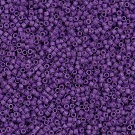 25g Miyuki Delica Seed Bead 11/0 Duracoat Dyed Opaque Anemone DB2140