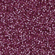 Miyuki Delica Seed Bead 11/0 Duracoat Dyed Silver Lined Orchid 2-inch Tube DB2156