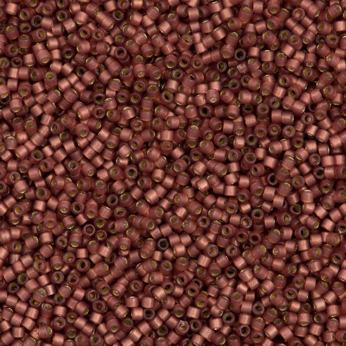 Miyuki Delica Seed Bead 11/0 Duracoat Dyed Semi-Matte Silver Lined Magenta 2-inch Tube DB2179