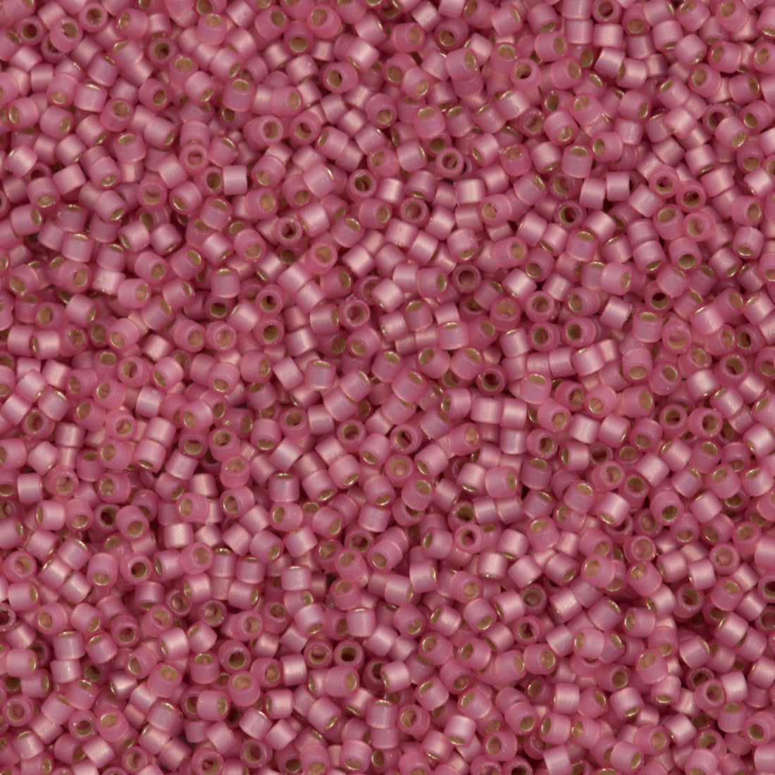 Miyuki Delica Seed Bead 11/0 Duracoat Dyed Semi-Matte Silver Lined Honeysuckle 2-inch Tube DB2189