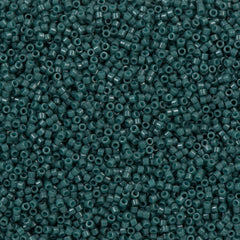 25g Miyuki Delica Seed Bead 11/0 Duracoat Opaque Spruce Green DB2358