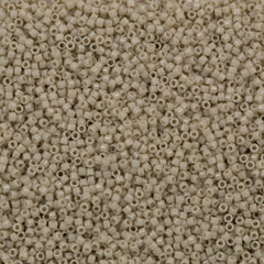Miyuki Delica Seed Bead 11/0 Duracoat Opaque Dyed Off White 2-inch Tube DB2362