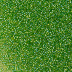 Miyuki Delica Seed Bead 11/0 Fancy Inside Dyed Celery 2-inch Tube DB2376