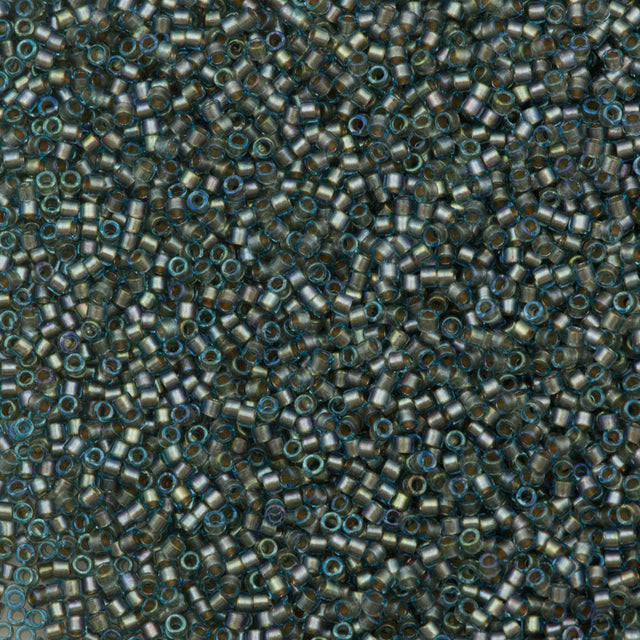 Miyuki Delica Seed Bead 11/0 Fancy Inside Dyed Blue Silver 2-inch Tube ...