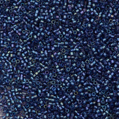Miyuki Delica Seed Bead 11/0 Fancy Inside Dyed Han Blue 2-inch Tube DB2386