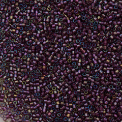 Miyuki Delica Seed Bead 11/0 Fancy Inside Dyed Old Rose 2-inch Tube DB2390