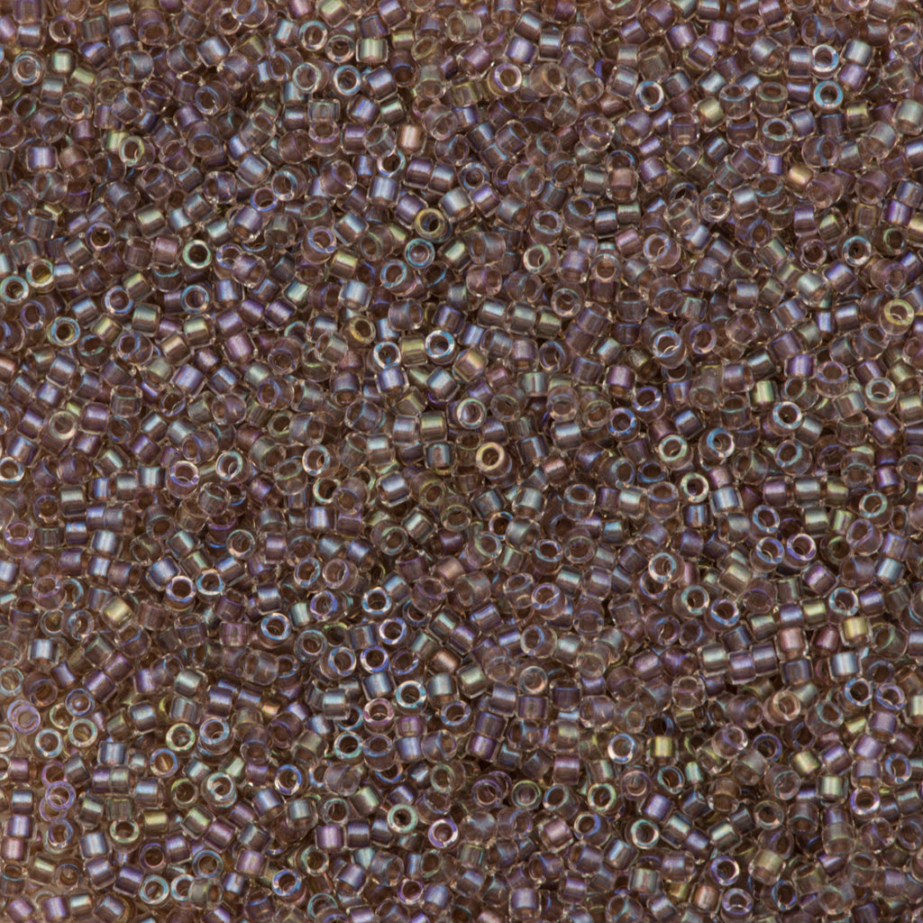 Miyuki Delica Seed Bead 11/0 Fancy Inside Dyed Rose Taupe 7g Tube DB2395