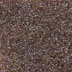 25g Miyuki Delica seed bead 11/0 Fancy Inside Dyed Rose Taupe DB2395