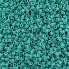 25g Miyuki Delica Seed Bead 11/0 Opaque Turquoise DB729