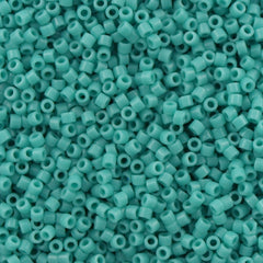 100g Miyuki Delica Seed Bead 11/0 Opaque Turquoise DB729