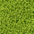 100g Miyuki Delica Seed Bead 11/0 Matte Opaque Lime DB763