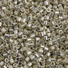 Miyuki Delica Seed Bead 8/0 Galvanized Silver 6.3g Tube DBL35