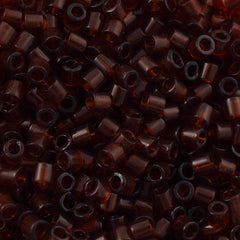 Miyuki Delica Seed Bead 8/0 Transparent Dark Amber 6.7g Tube DBL709
