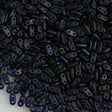 CzechMates 2x6mm Two Hole Bar Cobalt Picasso Beads 15g (30090T)