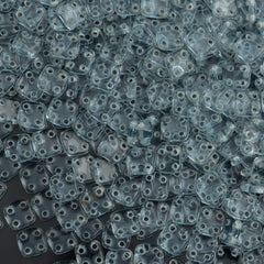 CzechMates 6mm Four Hole Quadratile Alexandrite Beads 15g (20210)