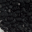 CzechMates 6mm Four Hole Quadratile Jet Beads 15g (23980)