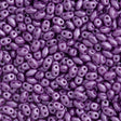 MiniDuo 2x4mm Two Hole Beads Pastel Lilac 8g Tube (25012)