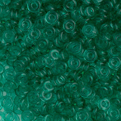 Czech O Beads Emerald 7.9g Tube (50730)