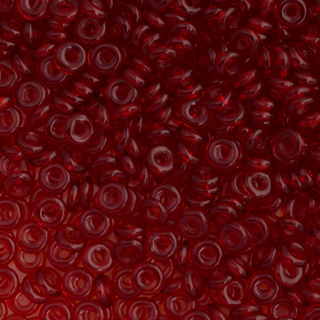 Czech O Beads Siam 7.9g Tube (90090)