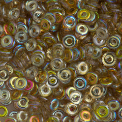 Czech O Beads Crystal Lemon Rainbow 15g (98534)