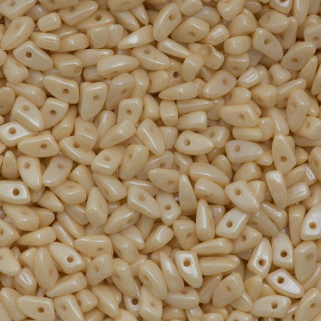 CzechMates Prong Beads Opaque Champagne Luster 15g (14413P)