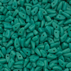 CzechMates Prong Beads Matte Turquoise 15g (63130M)