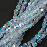 100 Czech Fire Polished 3mm Round Bead Alexandrite AB (20210X)