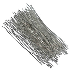 Headpin 2.5 inch Silver Plated 21ga 144pcs