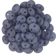50 CzechMates 6mm Two Hole Lentil Milky Alexandrite Moon Dust Beads (22310MD)