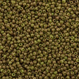 50g Toho Round Seed Beads 11/0 Opaque Avocado Pink Marbled (1209)