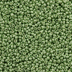 50g Toho Round Seed Beads 11/0 Galvanized Sea Foam (560)