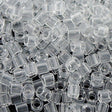 Miyuki Delica Seed Bead 8/0 Transparent Crystal 6.7g Tube DBL141