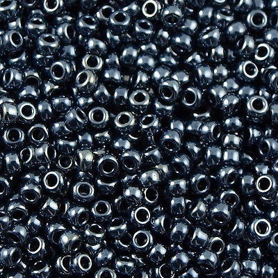 Miyuki Round Seed Bead 8/0 Metallic Gunmetal 22g Tube (451)