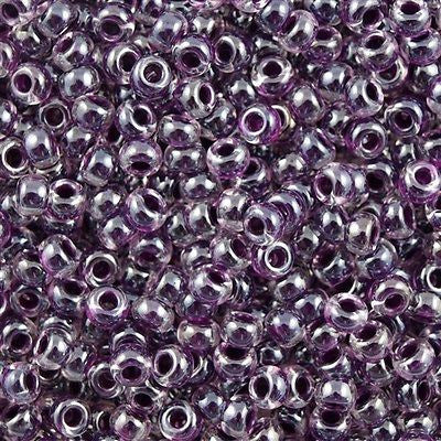 Miyuki Round Seed Bead 6/0 Inside Color Lined Royal Purple 20g Tube (223)