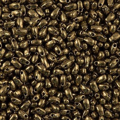 Miyuki Long Drop Seed Bead Metallic Bronze 24g Tube (457)