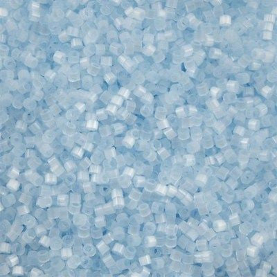 25g Miyuki Delica Seed Bead 11/0 Light Blue Silk Satin DB830