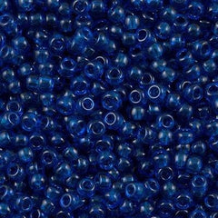Miyuki Round Seed Bead 6/0 Transparent Capri Blue 20g Tube (149)